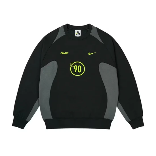 Palace x Nike Logo Crew Neck Sweatshirt ブラック パレス ナイキ ロゴ クルーネック スウェットシャツ ブラック