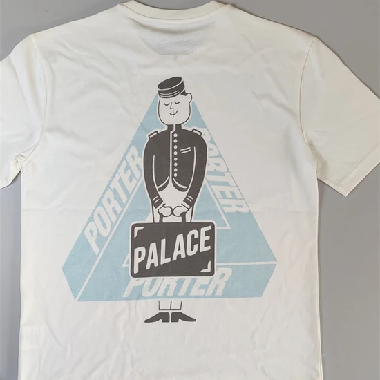 Palace x Porter Logo Crew Neck T-Shirt ホワイト パレス ポーター ロゴ クルーネック Tシャツ ホワイト
