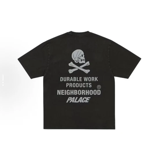 Palace x Neighborhood Logo T-Shirt ブラック パレス × ネイバーフッド ロゴ Tシャツ ブラック