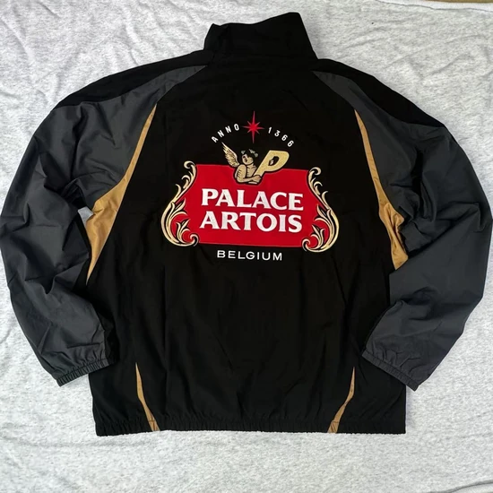 Palace x Stella Artois Logo Stripes Zip-Up Track Jacket パレス ステラ アルトワ ロゴ ストライプ ジップアップ トラック ジャケット