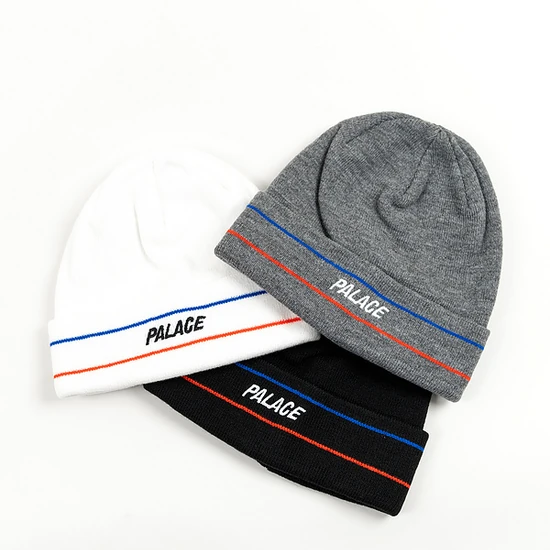Palace Skateboards Logo Stripes Beanie パレス スケートボードス ロゴ ストライプ ビーニー