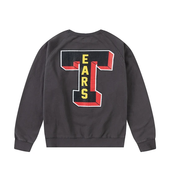 Saint Michael Logo Crew Neck Sweatshirt チャコール セイント マイケル ロゴ クルーネック スウェットシャツ チャコール