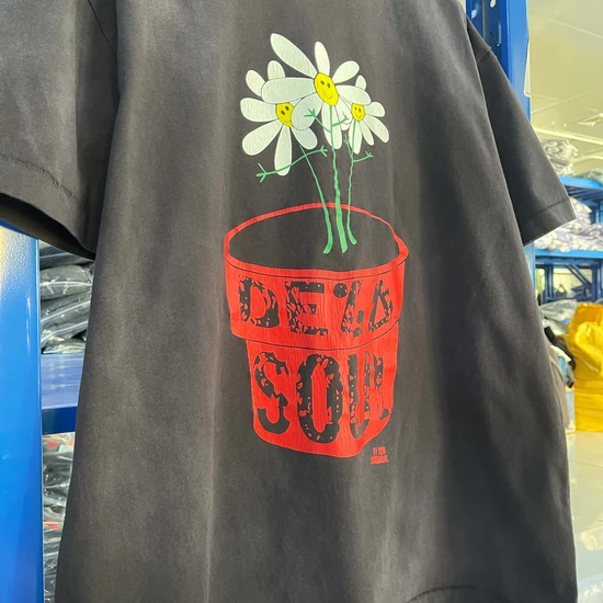 Saint Michael Logo T-Shirt チャコール セイント マイケル ロゴ Tシャツ チャコール