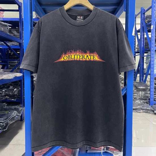 Saint Michael Logo T-Shirt チャコール セント マイケル ロゴ Tシャツ チャコール