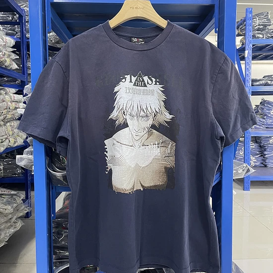 Saint Michael Ghost in the Shell Graphic T-Shirt ネイビー セイント マイケル ゴースト イン ザ シェル グラフィック Tシャツ ネイビー