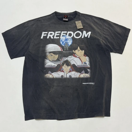 Saint Michael Logo T-Shirt チャコール セイント マイケル ロゴ Tシャツ チャコール