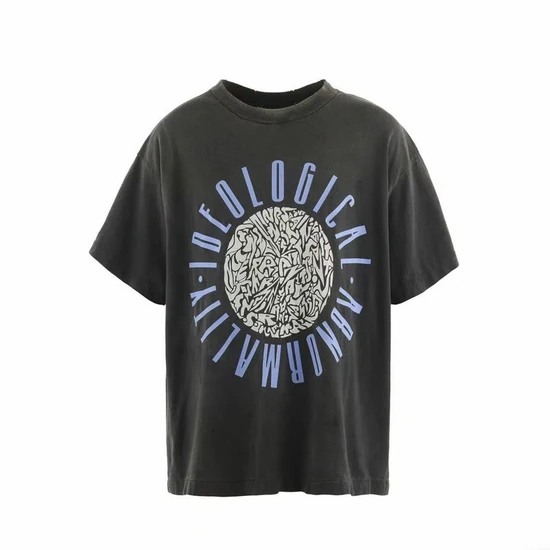 Saint Michael Logo T-Shirt チャコール セイント マイケル ロゴ Tシャツ チャコール