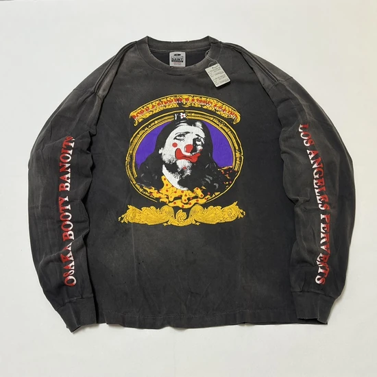 Saint Michael Clown Graphic Cross Long Sleeve T-Shirt セイント マイケル クラウン グラフィック クロス ロングスリーブ Tシャツ