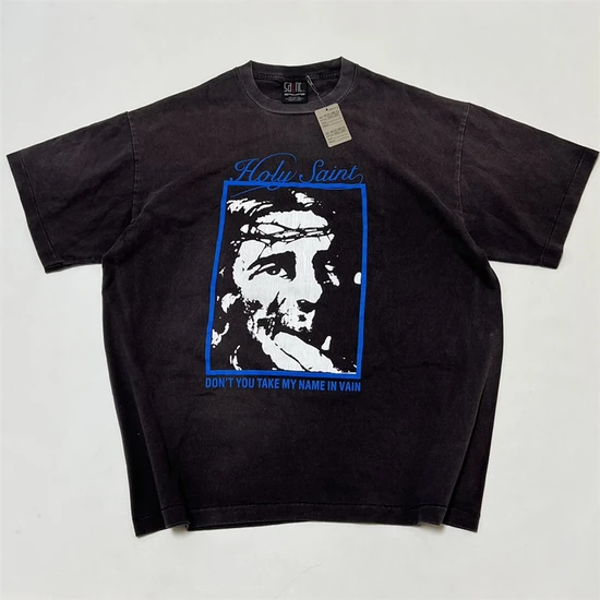 Saint Michael Graphic Logo T-Shirt チャコール セイント マイケル グラフィック ロゴ Tシャツ チャコール