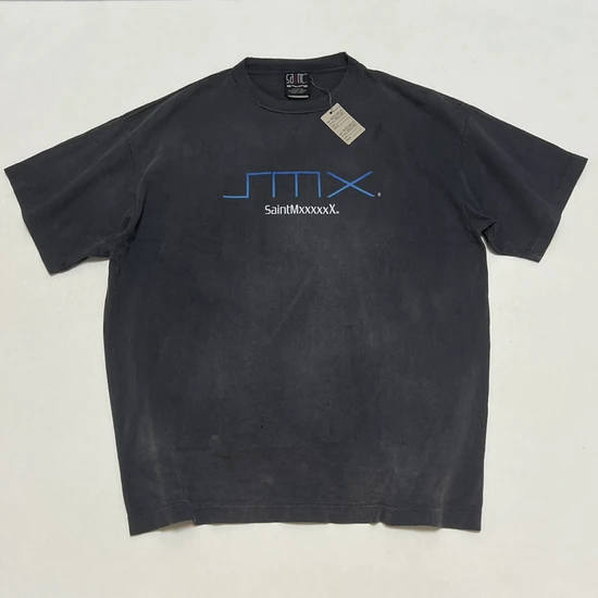 Saint Michael Logo T-Shirt チャコール セイント マイケル ロゴ Tシャツ チャコール