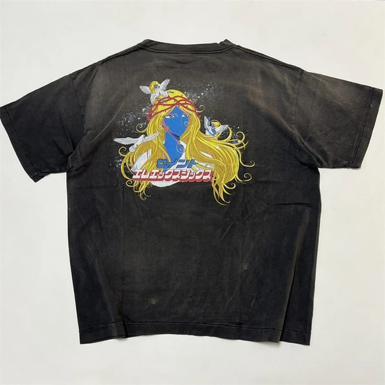 Saint Michael Graphic T-Shirt チャコール セイント マイケル グラフィック Tシャツ チャコール