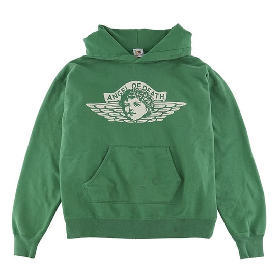 Saint Michael Logo Hoodie グリーン セイント マイケル ロゴ パーカー グリーン