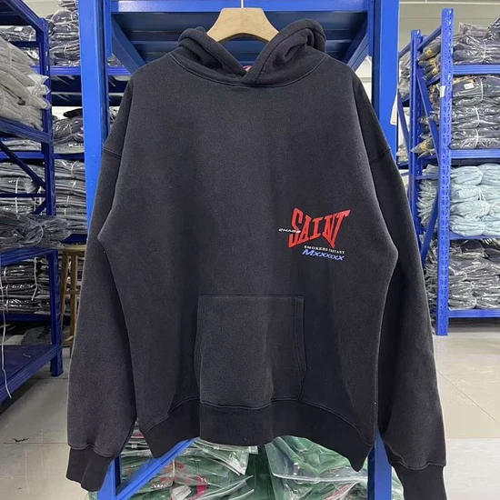 Saint Michael Logo Hoodie セイント マイケル ロゴ パーカー