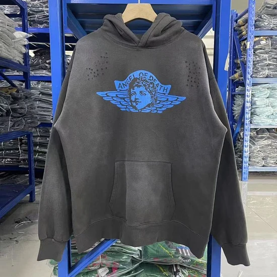 Saint Michael Logo Hoodie セイント マイケル ロゴ パーカー
