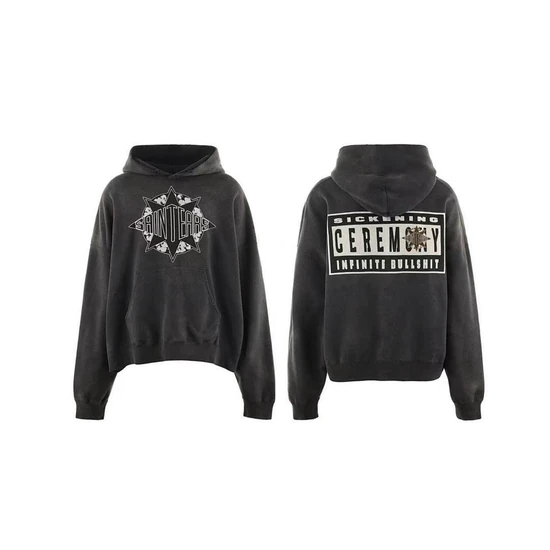 Saint Michael Logo Hoodie セント マイケル ロゴ パーカー