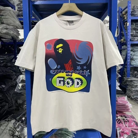 A Bathing Ape x Saint Michael Logo T-Shirt エイ ベイシング エイプ × セイント マイケル ロゴ Tシャツ