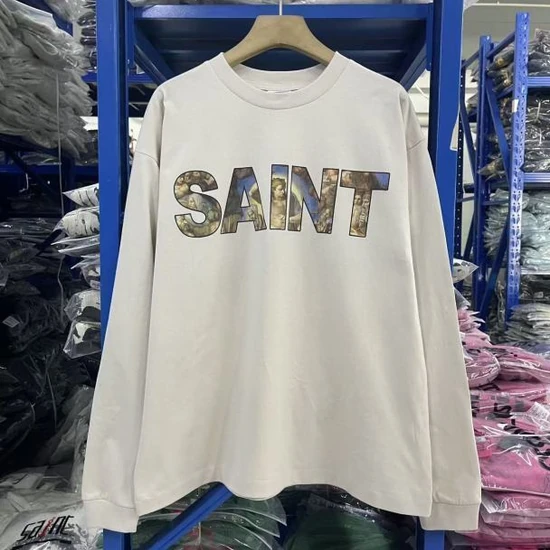 Saint Michael Logo Long Sleeve T-Shirt セイント マイケル ロゴ ロングスリーブ Tシャツ