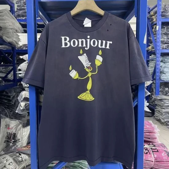 Saint Michael x Disney Logo Crew Neck T-Shirt セント マイケル × ディズニー ロゴ クルーネック Tシャツ