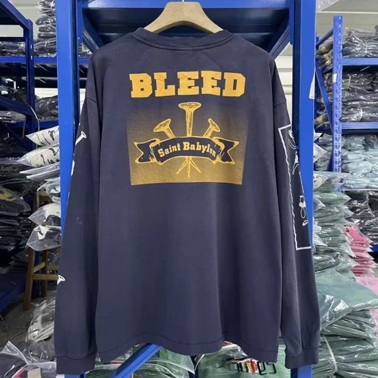 Saint Michael Logo Long Sleeve T-Shirt セント マイケル ロゴ ロング スリーブ Tシャツ