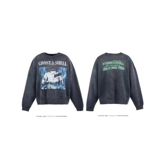 Saint Michael Graphic Crew Neck Sweatshirt セイント マイケル グラフィック クルー ネック スウェットシャツ
