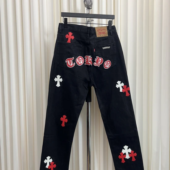 Chrome Hearts Logo Cross Jeans クロムハーツ ロゴ クロス デニム