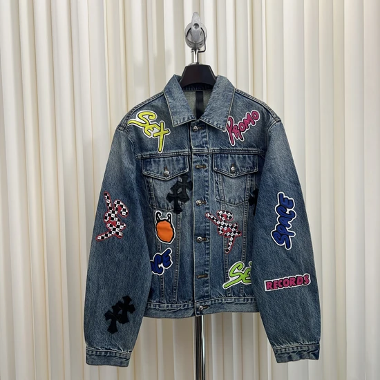 Chrome Hearts Logo Denim Jacket クロムハーツ ロゴ デニム ジャケット
