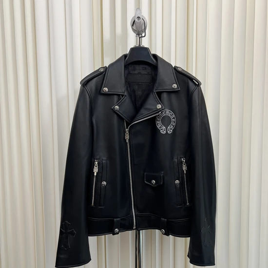 Chrome Hearts Logo Moto Jacket クロムハーツ ロゴ モト ジャケット