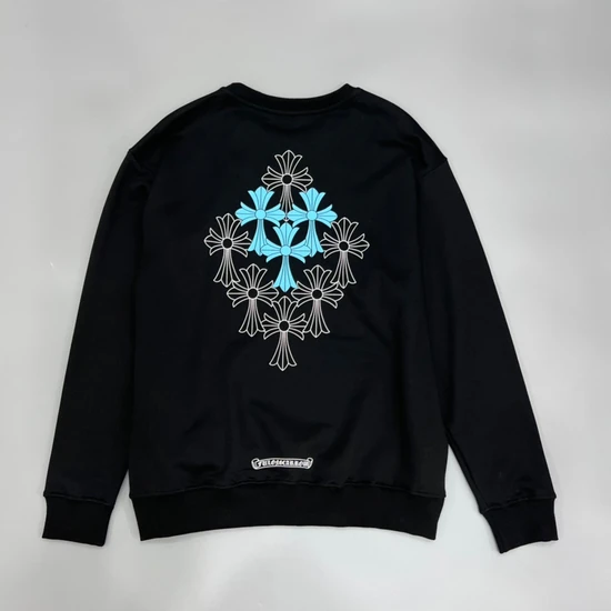 Chrome Hearts Logo Floral Crew Neck Sweatshirt クロムハーツ ロゴ フローラル クルーネック スウェットシャツ