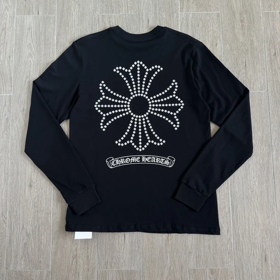 Chrome Hearts Logo Polka Dot Long Sleeve T-Shirt クロムハーツ ロゴ ポルカドット ロングスリーブ Tシャツ