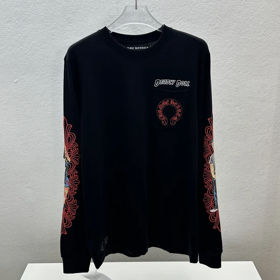 Chrome Hearts Logo Graphic Long Sleeve T-Shirt クロムハーツ ロゴ グラフィック ロングスリーブ Tシャツ
