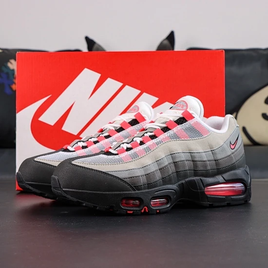Nike Air Max 95 OG Big Bubble Medium Ash/Solar Red IM7410-001 ナイキ エアマックス95 OG ビッグバブル ミディアムアッシュ/ソーラーレッド