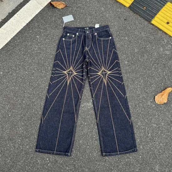 Thug Club Logo Sunburst Jeans サグ クラブ ロゴ サンバースト ジーンズ