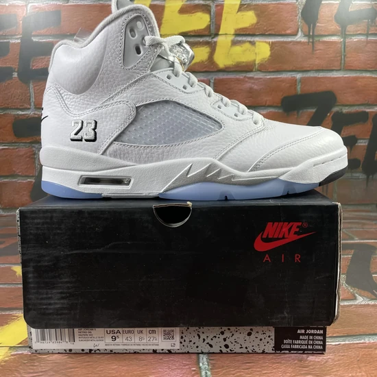 Nike Air Jordan 5 Retro White/Metallic Silver HQ7978-103 ナイキ エアジョーダン5 レトロ ホワイト/メタリックシルバー