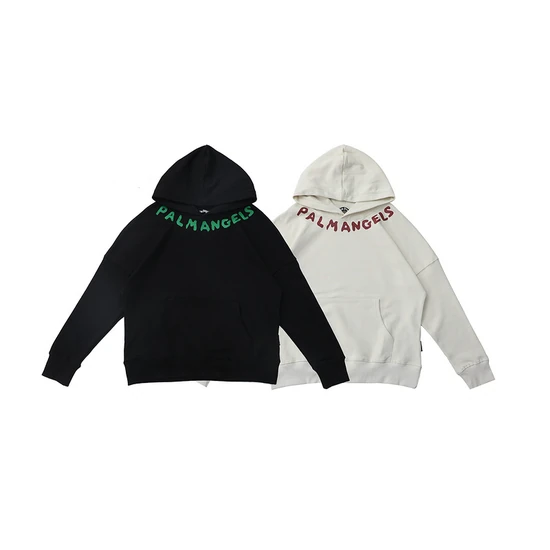 Palm Angels Logo Zip-Up Hoodie パーム エンジェルス ロゴ ジップアップ パーカー