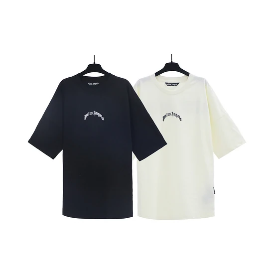 Palm Angels Logo Oversized Crew Neck T-Shirt パーム エンジェルス ロゴ オーバーサイズド クルーネック Tシャツ
