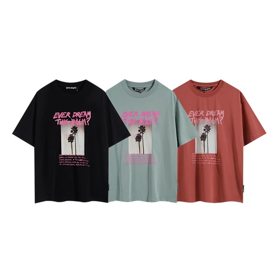 Palm Angels Logo Graphic Crew Neck T-Shirt パーム エンジェルス ロゴ グラフィック クルーネック Tシャツ