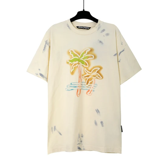 Palm Angels Logo Neon Palm T-Shirt パーム エンジェルス ロゴ ネオン パーム Tシャツ