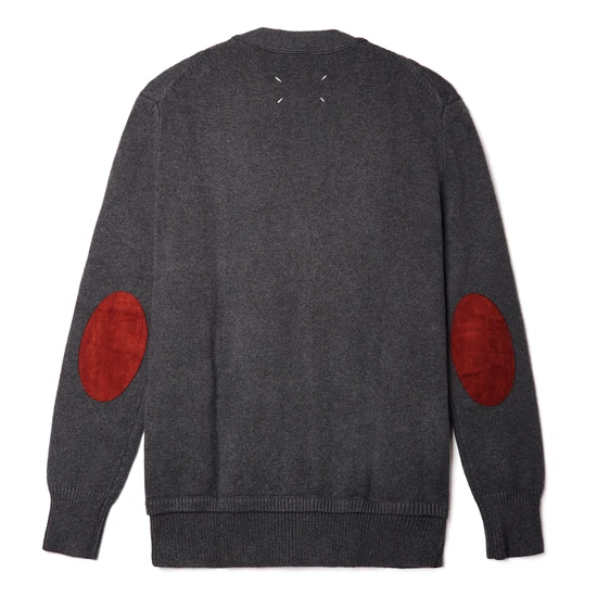 Maison Margiela Elbow Patches Crew Neck Sweater メゾン マルジェラ エルボー パッチ クルーネック セーター