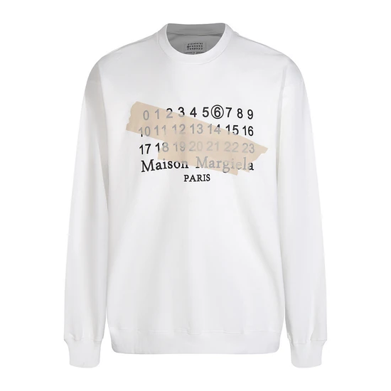 Maison Margiela Logo Crew Neck Sweatshirt メゾン マルジェラ ロゴ クルーネック スウェットシャツ
