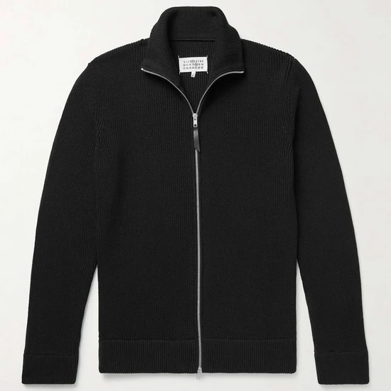 Maison Margiela Logo Half-Zip Cardigan メゾン マルジェラ ロゴ ハーフジップ カーディガン