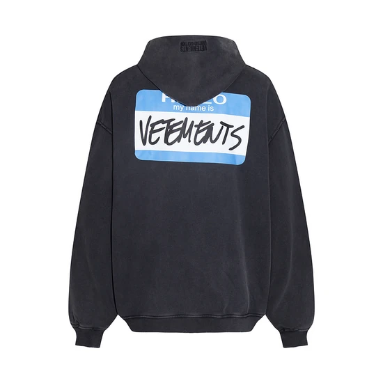 Vetements Logo Zip-Up Hoodie ヴェトモン ロゴ ジップアップ パーカー