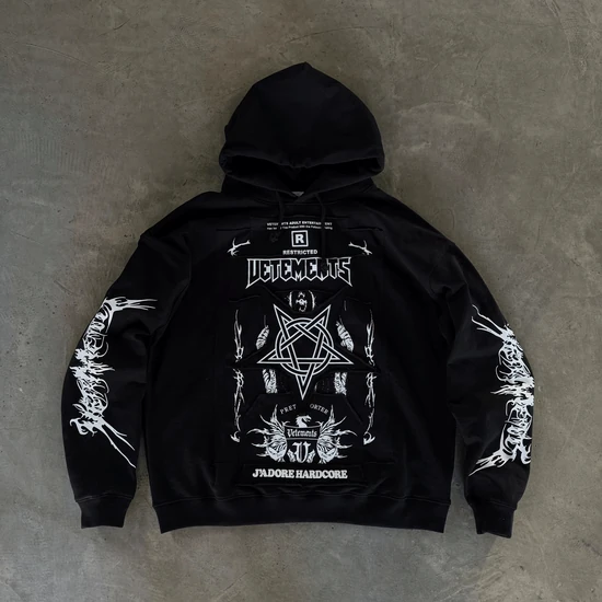 Vetements Logo Graphic Zip-Up Hoodie ヴェトモン ロゴ グラフィック ジップアップ パーカー