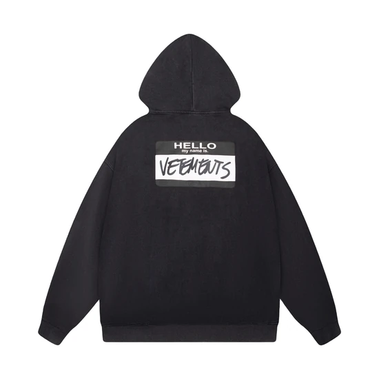 Vetements Logo Zip-Up Hoodie ヴェトモン ロゴ ジップアップ パーカー