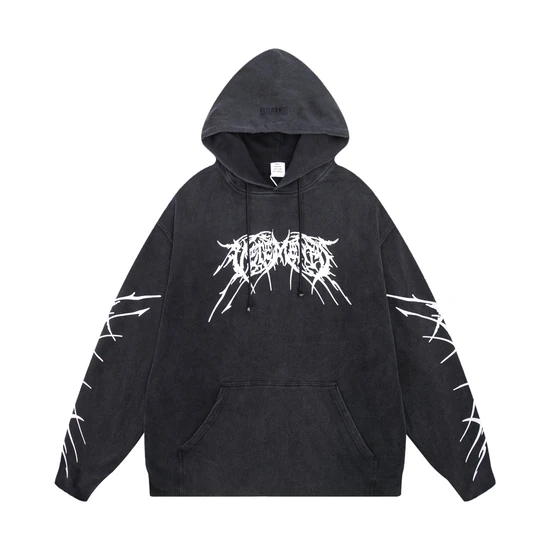 Vetements Logo Zip-Up Hoodie ヴェトモン ロゴ ジップアップ パーカー