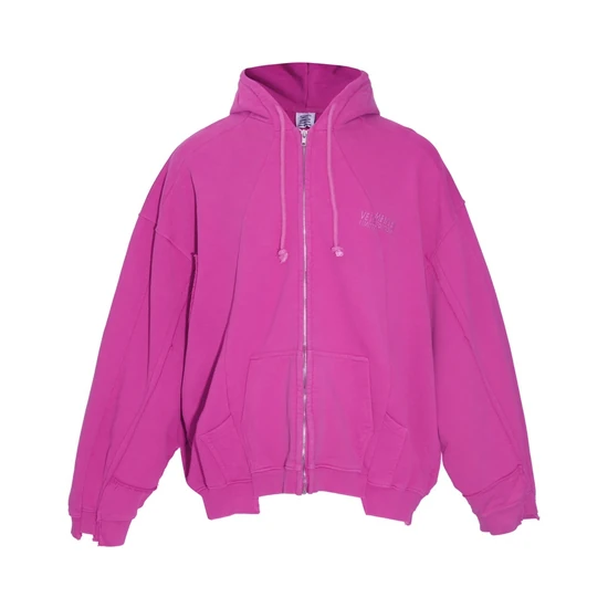 Vetements Logo Zip-Up Hoodie ヴェトモン ロゴ ジップ アップ パーカー