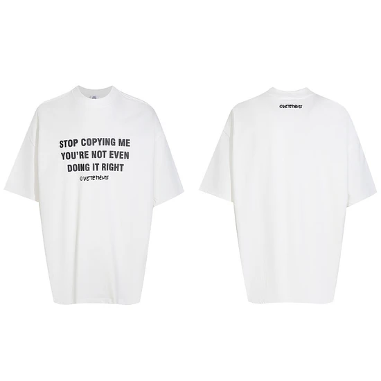 Vetements Logo Oversized T-Shirt ヴェトモン ロゴ オーバーサイズ Tシャツ