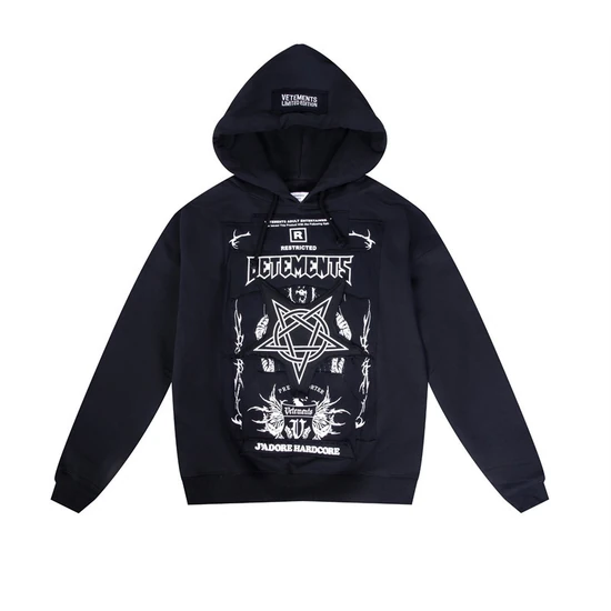Vetements Logo Graphic Zip-Up Hoodie ヴェトモン ロゴ グラフィック ジップ アップ パーカー