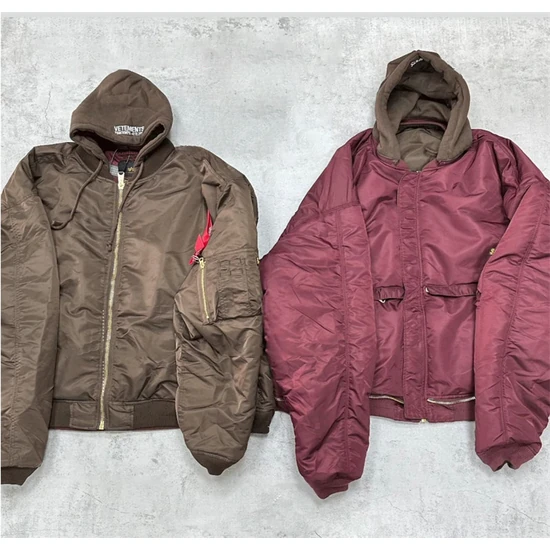 Vetements Logo Bomber Jacket ヴェトモン ロゴ ボンバー ジャケット