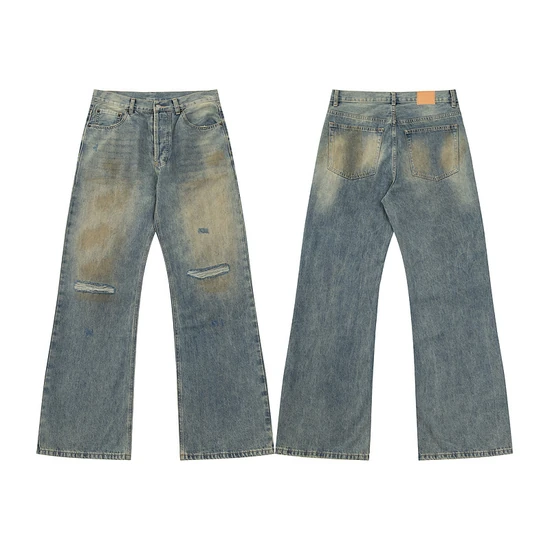 Acne Ripped Distressed Denim Jeans アクネ リップド ディストレスド デニム ジーンズ