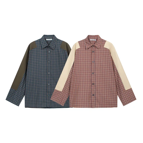 Acne Studios Check Oversized Collar Shirt アクネ ストゥディオズ チェック オーバーサイズド カラー シャツ